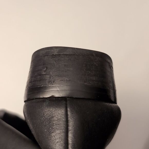 Michael Kors Black Nappa Leather Bromley Riding Tall Boot Us 7.5 - Picture 12 of 16